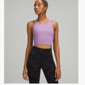 Power Pivot Tank Ribbed Lululemon Wisteria Purple
